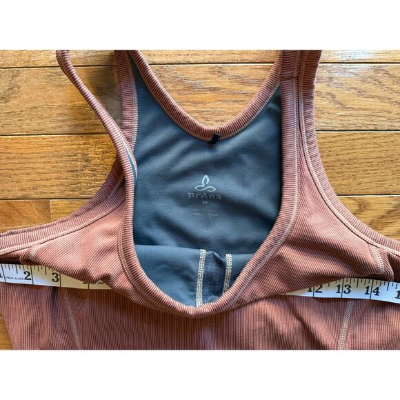 Prana Size Medium Orange Rust Sports Bra - Picture 4 of 5